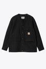 Black ripstop collarless jacket - Elroy Shirt Jac 