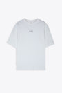 White cotton t-shirt with italic logo print - Essential T-shirt 