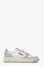 Grey and white leather low sneaker - Medalist 