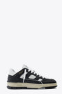 Black and white leather lace-up low sneaker - Area Lo sneaker 