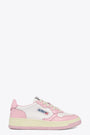 Pink and white leather low sneaker - Medalist 