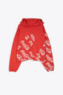 Red Coca Cola swirl hoodie - Men Coca Cola Swirl Hoodie Knit  